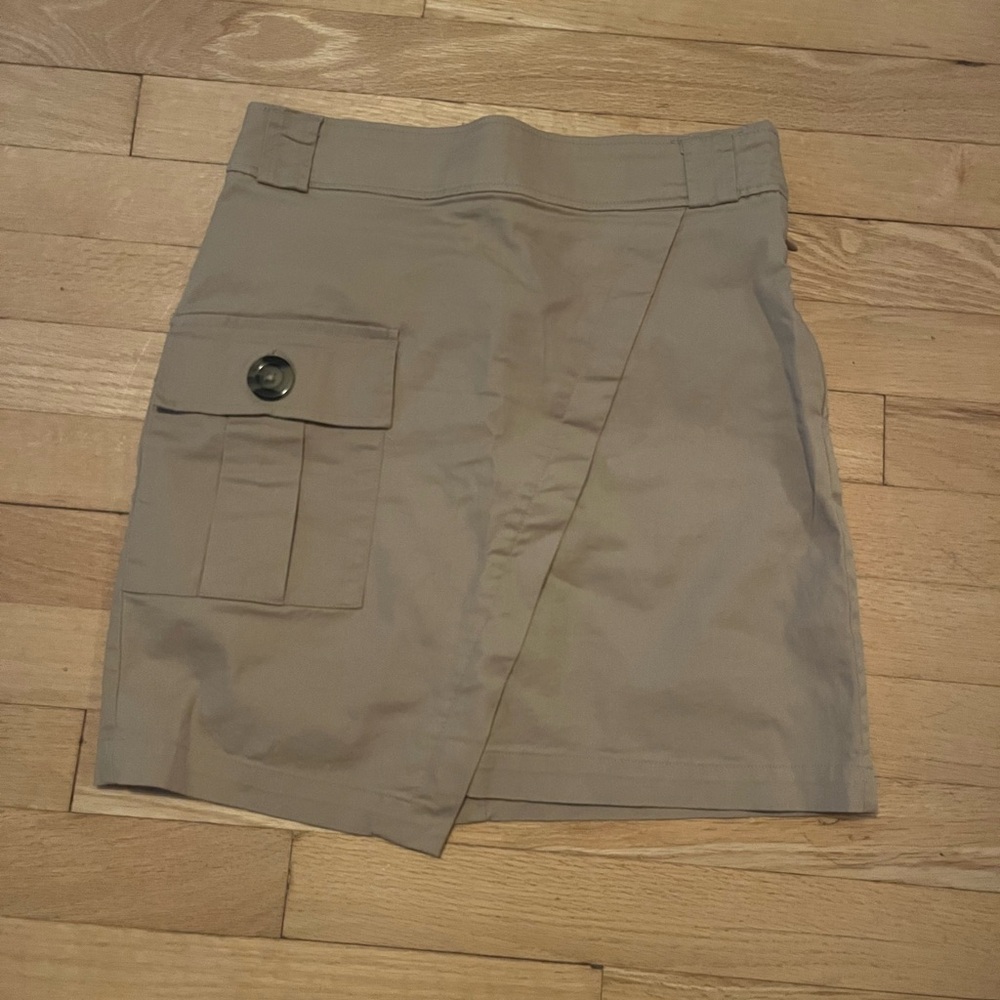 Dynamite Tan Skirt with Stylish Pocket